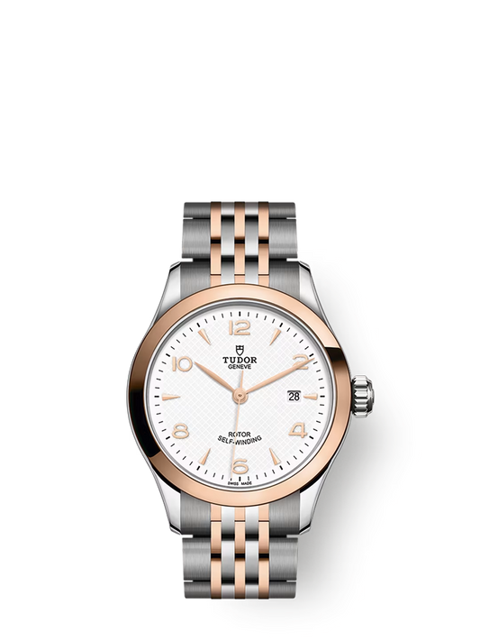 Tudor 1926 - 28 MM - Steel & Rose Gold - White Dial - M91351-0009