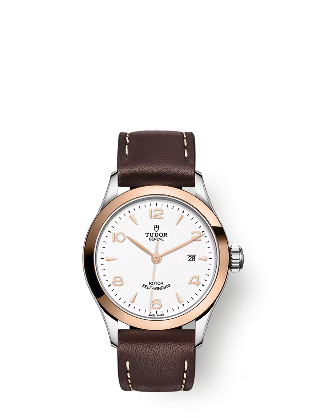 Tudor 1926 - 28 MM - Steel & Rose Gold - White Dial - M91351-0010