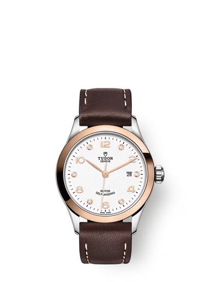 Tudor 1926 - 28 MM - Steel &amp; Rose Gold - White Diamond Dial - M91351-0012