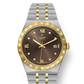 Tudor Royal - 28 MM - Steel & Yellow Gold - Chocolate Roman Diamond Dial - M28303-0009