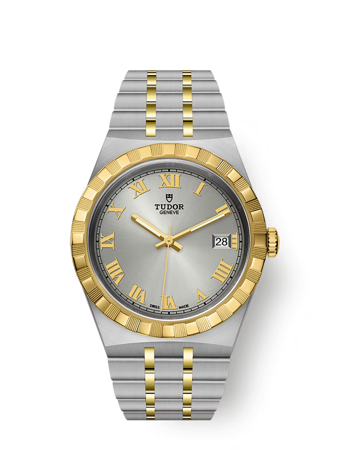 Tudor Royal - 34 MM - Steel & Yellow Gold - Silver Roman Dial - M28403-0001