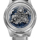Ulysse Nardin Super Freak - Limited Edition - White Gold Case - 44 MM - Gray Rubber Strap - Skeletonized Blue Dial - 2520-500LE-3A-BLUE/3A