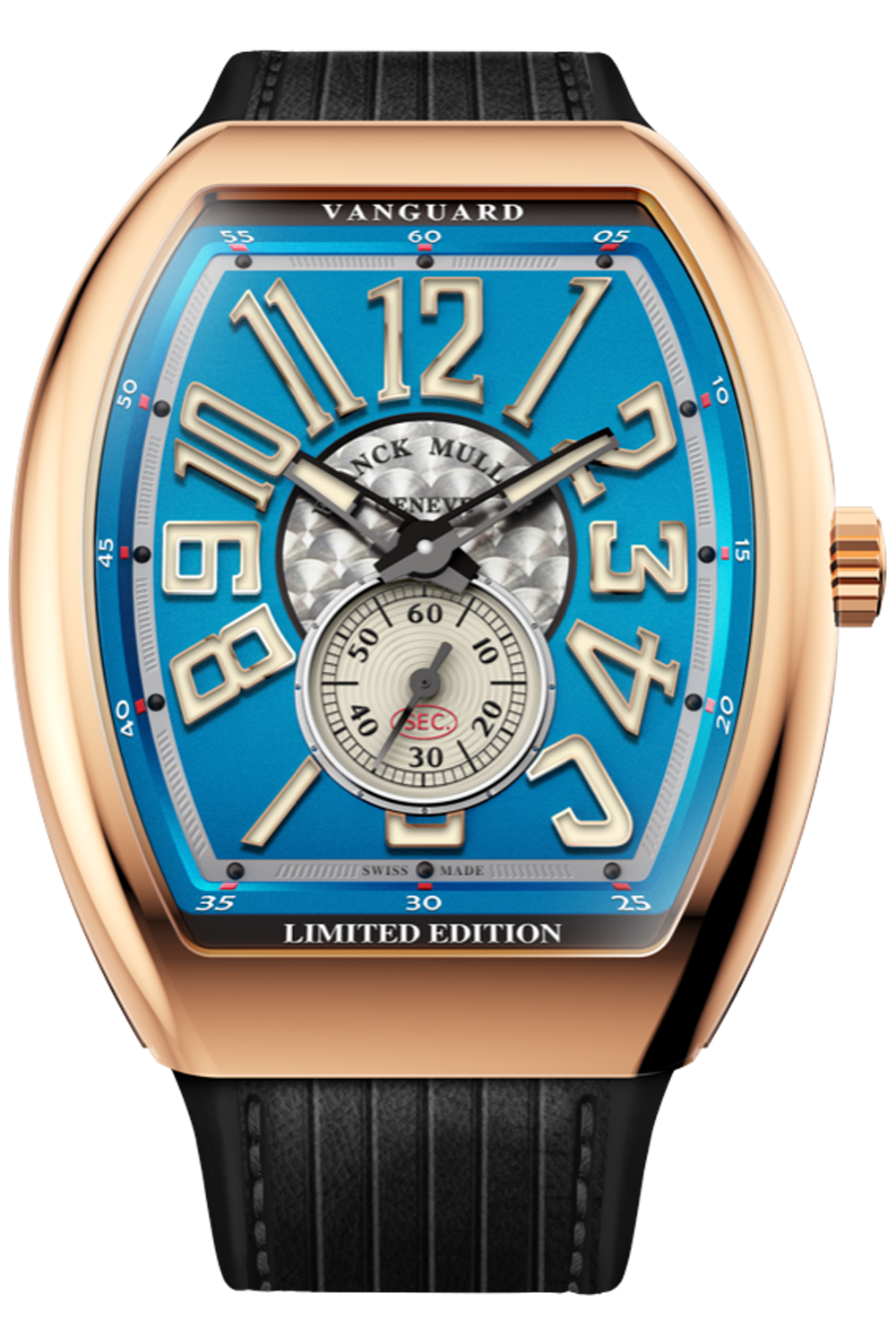 Franck Muller Colorado Grand - 41 MM - Rose Gold - Blue Arabic Dial - V41SS6AT1000CO5N