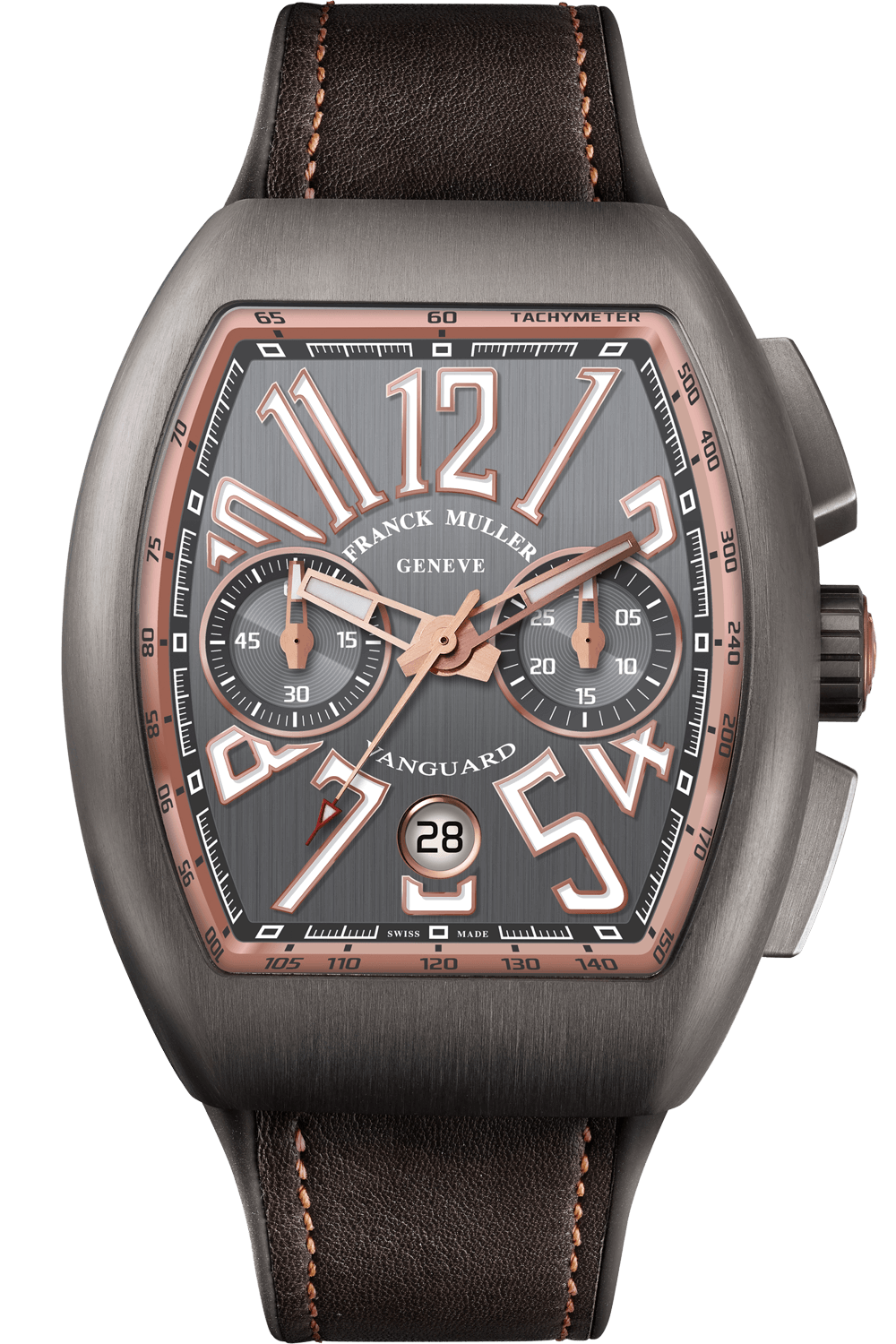 Franck Muller Vanguard - 54 MM - Titanium - Grey Arabic Dial - V45CCBRTT5NGR