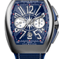 Franck Muller Vanguard - 54 MM - Steel - Blue Arabic Dial - V45CCYACHTACBL