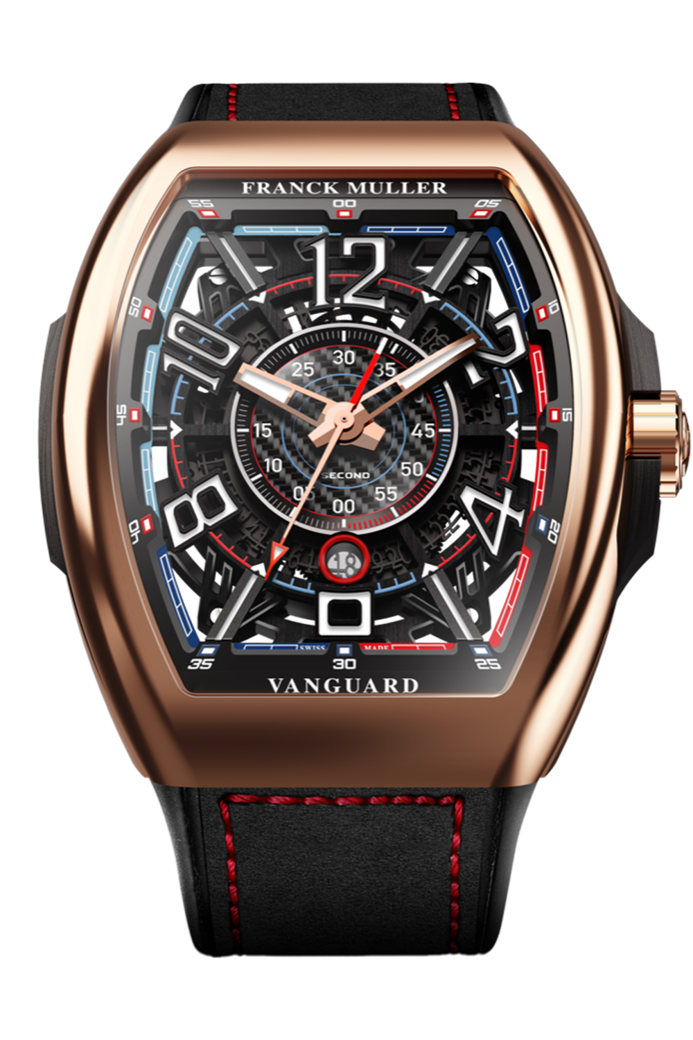 Franck Muller Vanguard Bill Auberlen - 45 MM - Rose Gold - Arabic Dial - V45SCSQTRCGBA5NNR