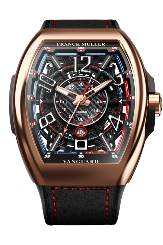 Franck Muller Vanguard Bill Auberlen - 45 MM - Rose Gold - Arabic Dial - V45SCSQTRCGBA5NNR