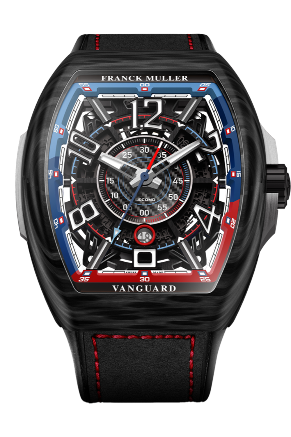 Franck Muller Vanguard Racing - 45 MM - Carbon - Black Arabic Dial - V45SCSQTRCGBACBAC