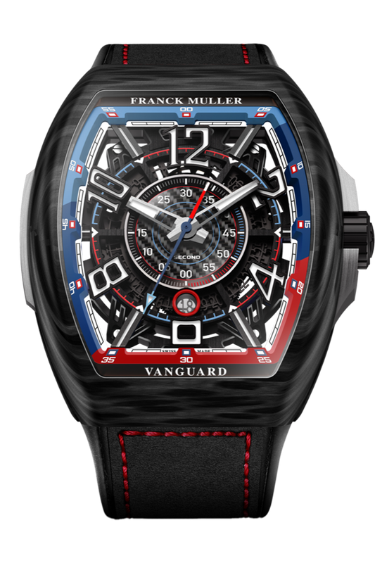 Franck Muller Vanguard Racing - 45 MM - Carbon - Black Arabic Dial - V45SCSQTRCGBACBAC