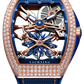 Franck Muller Vanguard Gravity - 40 MM - Rose Gold - Diamond Bezel - Open Dial - V45TGRCSSQTYACHT