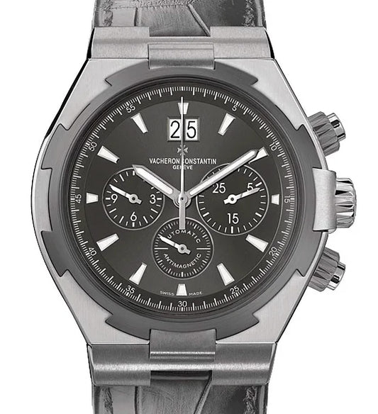 Vacheron - Constantin Overseas Chronograph SS - 43 MM - Stainless Steel - Grey Dial - 49150/000W