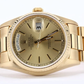 Rolex Day-Date - 36 MM - Yellow Gold - Fluted Bezel - Champagne Dial - 18208 FICH