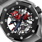 Audemars Piguet Royal Oak Concept Tourbillon Titanium "Spider man" 42 MM - Black Rubber Strap - Black Ceramic Bezel - Skeleton Spider man Dial - 26631IO.OO.D002CA.01