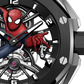 Audemars Piguet Royal Oak Concept Tourbillon Titanium "Spider man" 42 MM - Black Rubber Strap - Black Ceramic Bezel - Skeleton Spider man Dial - 26631IO.OO.D002CA.01