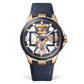 Ulysse Nardin Blast Rose Gold 42 MM - Blue Leather Strap - Skeleton Dial - 3716-260/03