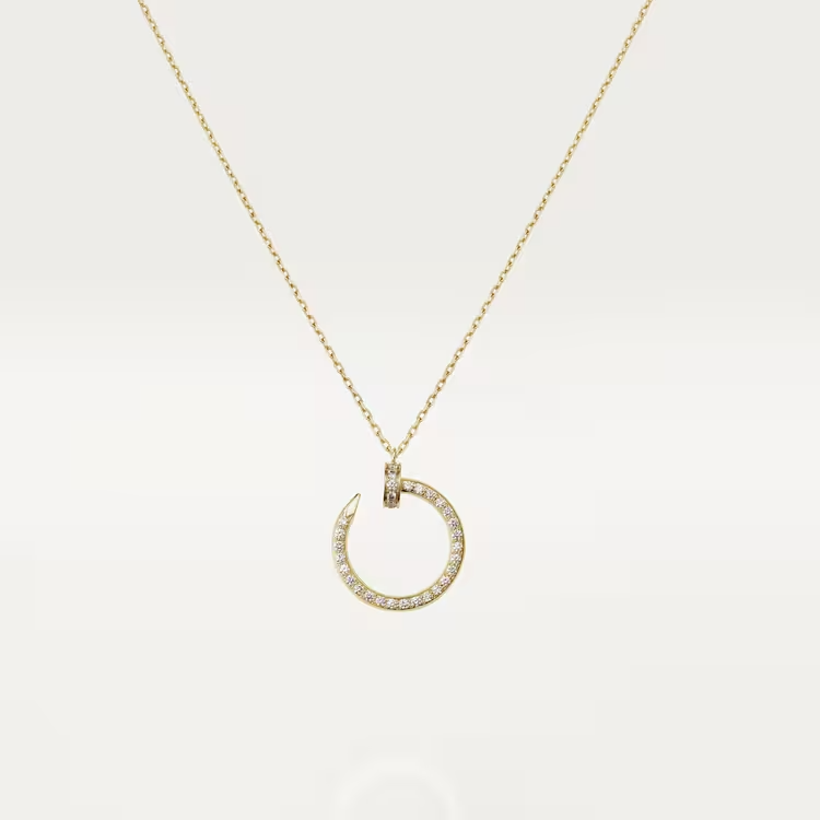 Cartier Juste Un Clou Necklace - Yellow Gold - Diamonds - B7224896