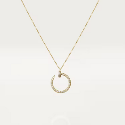 Cartier Juste Un Clou Necklace - Yellow Gold - Diamonds - B7224896