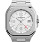 Bell & Ross BR 05 GMT Stainless Steel 41 MM - Stainless Steel Bracelet - White Dial - BR05G-SI-ST/SST