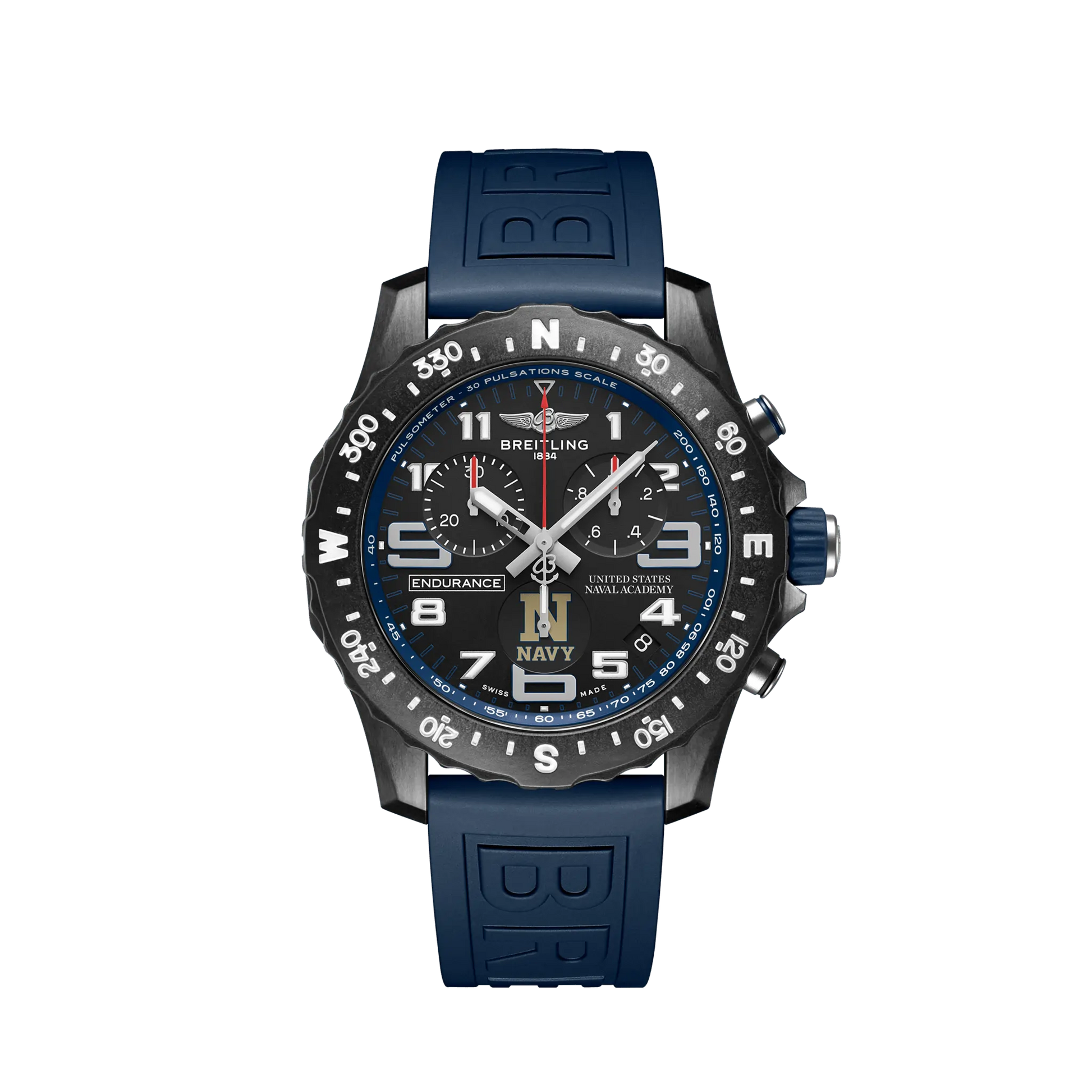 Breitling Professional Breitlight 44 MM - Blue Rubber Strap - Black Dial - X823103C1B1S1