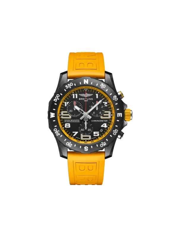 Breitling Professional Breitlight 44 MM - Yellow Rubber Strap - Black Dial - X82310A41B1S1