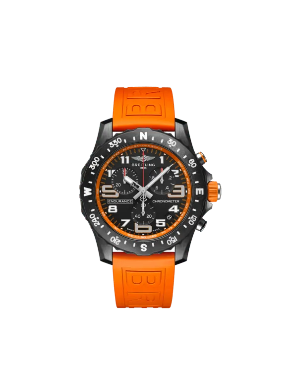 Breitling Professional Breitlight 44 MM - Orange Rubber Strap - Black Dial - X82310A51B1S1