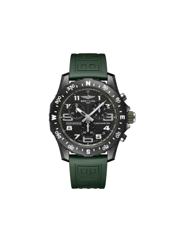 Breitling Professional Breitlight 44 MM - Green Rubber Strap - Black Dial - X82310D31B1S1