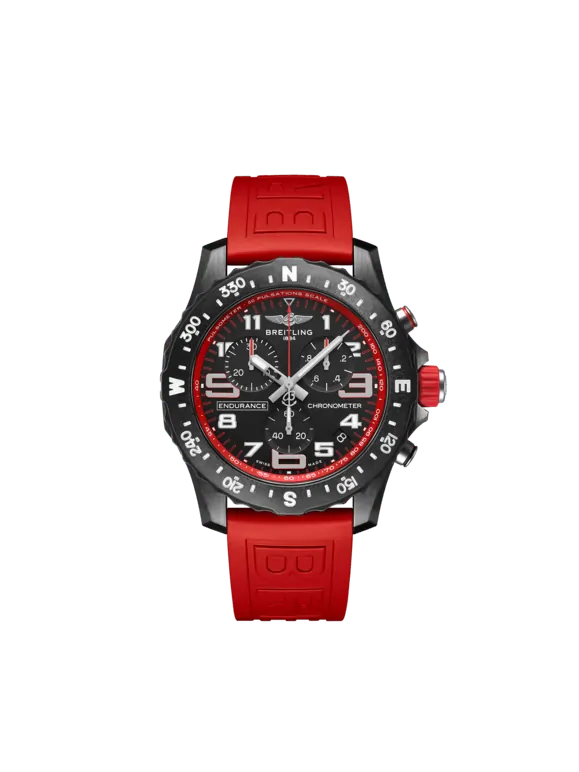 Breitling Professional Breitlight 44 MM - Red Rubber Strap - Black Dial - X82310D91B1S1