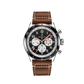 Breitling Classic AVI Stainless Steel 46 MM - Brown Calfskin Strap - Black Dial - YB04451A1B1X1