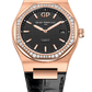 Girard-Perregaux Laureato Pink Gold 34 MM - Black Leather Strap - Black Dial - 80189D52A632-CB6A