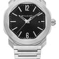Bvlgari Octo Roma - Stainless Steel 41 MM - Stainless Steel Bracelet - Black Dial - Stainless Steel Bezel - 102704