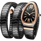 Bvlgari Serpenti Spiga - 35 MM - Black Ceramic - Black Dial - 102885 nyc watcher nyc watches