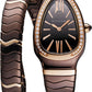 Bvlgari Serpenti Spiga - 35 MM - Brown Ceramic - Brown Dial - 103060  nyc watcher nyc watches