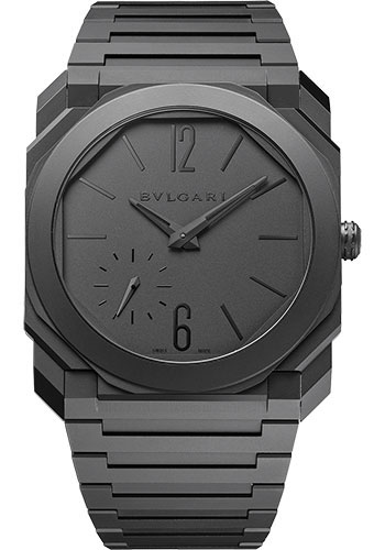 Bvlgari Octo Finissimo - 40 MM -  Black Ceramic  - Black Dial - 103077  nyc watcher nyc watches