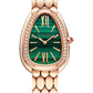 Bvlgari Serpenti Seduttori - Rose Gold 33 MM - Rose Gold Bracelet - Malachite Dial - 103273