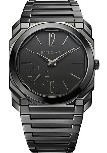 Bvlgari Octo Finissimo - Black Ceramic 40 MM - Black Ceramic Bracelet - Black Dial - Black Bezel - 103368