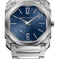 Bvlgari Octo Finissimo - Stainless Steel 40 MM - Stainless Steel Bracelet - Blue Dial - Stainless Steel Bezel - 103431