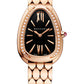 Bvlgari Serpenti Seduttori - 33 MM - Rose Gold - Black Dial - 103453 nyc watcher nyc watches