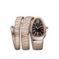 Bvlgari Serpenti Tubogas - 35 MM - Steel and Rose Gold - Black Dial - 102099  nyc watcher nyc watches