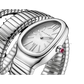 Bvlgari Serpenti Tubogas - 2 Row - Stainless Steel 35 MM - Stainless Steel Bracelet - Silver Opaline Dial - 101911