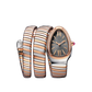 Bvlgari Serpenti Tubogas - 35 MM - Steel and Rose Gold - Grey Dial - 102680  nyc watcher nyc watches