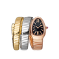 Bvlgari Serpenti Tubogas - 35 MM - Rose Gold, Yellow and White Gold - Black Dial - 102948  nyc watcher nyc watches