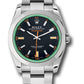 Rolex Stainless Steel Milgauss Watch - 40 MM - Oyster Bracelet - Black Dial - 116400GV bko