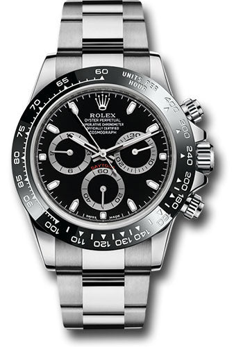 Rolex Stainless Steel  Daytona Watch - 40 MM - Oyster Bracelet - Black Dial - 116500LN bk
