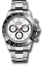 Rolex Panda Stainless Steel Daytona Watch - 40 MM - Oyster Bracelet - White Dial - 116500LN-0001