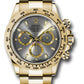Rolex Yellow Gold Daytona Watch - 40 MM - Oyster Bracelet - Silver Dial - 116508 sti