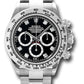 Rolex White Gold Daytona Watch - 40 MM - Oyster Bracelet - Black Diamond Dial - 116509 bkd