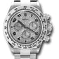 Rolex White Gold Daytona Watch - 40 MM - Oyster Bracelet - Pave Diamond Dial - 116509 pave