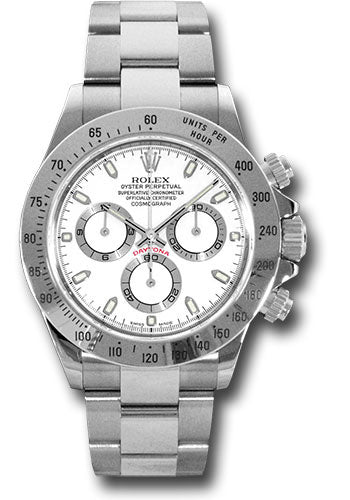 Rolex Oyster Perpetual Daytona Watch - 40 MM - Oyster Bracelet - White Dial - 116520-0016