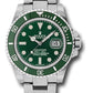 Rolex Hulk Steel Submariner Watch 40MM - Oyster Bracelet - Green Dial - 116610LV