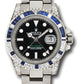 Rolex White Gold GMT-Master II Watch - 40 MM - Oyster Bracelet - Black Dial - 116759SA